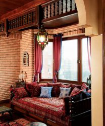 Оформление в восточном стиле: Изящество и восторг в интерьере. 215+ (Фото) утонченного дизайна (в кухне, гостиной, спальне)