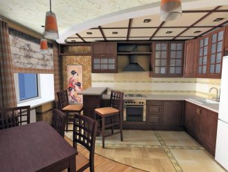 Оформление в восточном стиле: Изящество и восторг в интерьере. 215+ (Фото) утонченного дизайна (в кухне, гостиной, спальне)