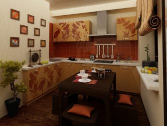 Оформление в восточном стиле: Изящество и восторг в интерьере. 215+ (Фото) утонченного дизайна (в кухне, гостиной, спальне)