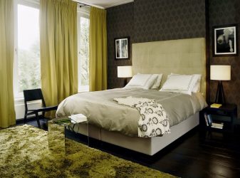 Интерьер спальни зеленого цвета: Как сделать его лучшим местом для отдыха? 175+ (Фото) вариантов Дизайна (шторы, обои, стены)