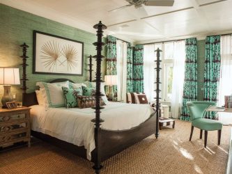 Интерьер спальни зеленого цвета: Как сделать его лучшим местом для отдыха? 175+ (Фото) вариантов Дизайна (шторы, обои, стены)