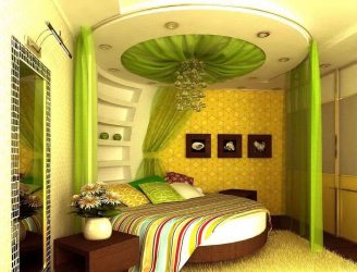 Интерьер спальни зеленого цвета: Как сделать его лучшим местом для отдыха? 175+ (Фото) вариантов Дизайна (шторы, обои, стены)