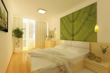 Интерьер спальни зеленого цвета: Как сделать его лучшим местом для отдыха? 175+ (Фото) вариантов Дизайна (шторы, обои, стены)