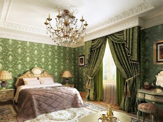 Интерьер спальни зеленого цвета: Как сделать его лучшим местом для отдыха? 175+ (Фото) вариантов Дизайна (шторы, обои, стены)