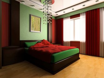 Интерьер спальни зеленого цвета: Как сделать его лучшим местом для отдыха? 175+ (Фото) вариантов Дизайна (шторы, обои, стены)