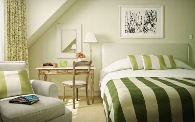 Интерьер спальни зеленого цвета: Как сделать его лучшим местом для отдыха? 175+ (Фото) вариантов Дизайна (шторы, обои, стены)
