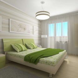 Интерьер спальни зеленого цвета: Как сделать его лучшим местом для отдыха? 175+ (Фото) вариантов Дизайна (шторы, обои, стены)