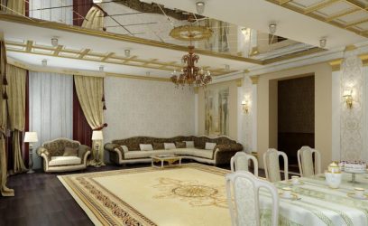 Зеркальный потолок: Особенности интерьерного решения (в ванной, гостиной, прихожей). Блестящая отделка для эффектного дизайна