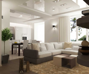 Зеркальный потолок: Особенности интерьерного решения (в ванной, гостиной, прихожей). Блестящая отделка для эффектного дизайна