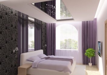 Зеркальный потолок: Особенности интерьерного решения (в ванной, гостиной, прихожей). Блестящая отделка для эффектного дизайна