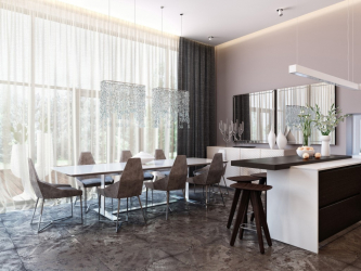 Зеркало на кухне — Увеличиваем пространство. Где разместить? Как подобрать? Как оформить? Выбираем оптимальные варианты (на стене, над полкой, над столом, на фартуке)