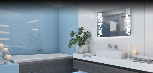 Зеркало в ванную с Подсветкой (200+ Фото): Практичность и оригинальность идеи. Выбираем дополнительные аксессуары (розетка/часы/подогрев)