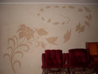 Жидкие обои для стен (+150 Фото). Как наносить, преимущества и недостатки материала