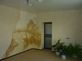 Жидкие обои для стен (+150 Фото). Как наносить, преимущества и недостатки материала