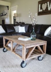 Журнальный столик: На что обратить внимание при выборе? 225+ (Фото) Вариантов из дерева, стекла, на колесах