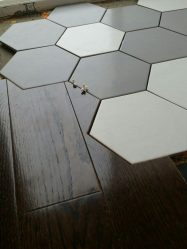 Плитка для кухни на пол: серая, черная, керамическая + 150 ФОТО секретов красивого дизайна